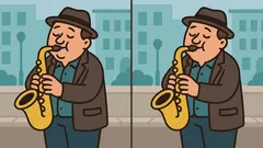 Not an Easy Puzzle: Can You Spot 3 Differences in the Saxophonist Picture in 31 Seconds?